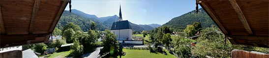 Panorama-Blick vom Gästehaus Eck nach Süden